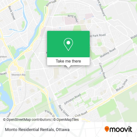 Monto Residential Rentals map