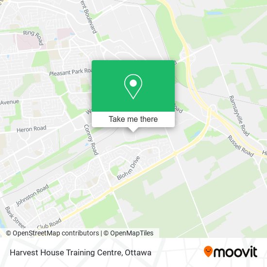 Harvest House Training Centre map