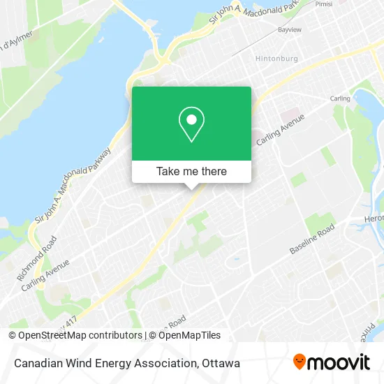 Canadian Wind Energy Association map