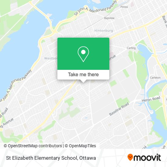 St Elizabeth Elementary School map