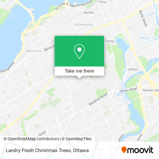 Landry Fresh Christmas Trees map