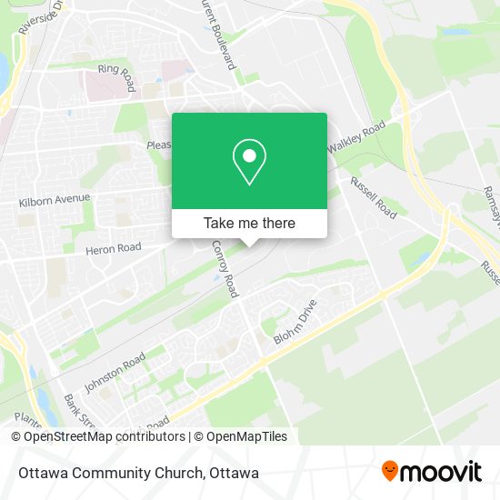 Ottawa Community Church map