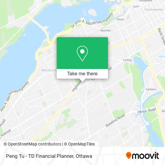 Peng Tu - TD Financial Planner map