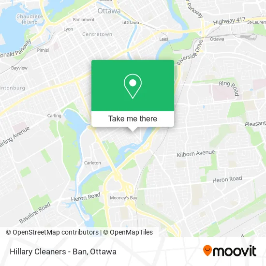 Hillary Cleaners - Ban map