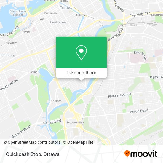 Quickcash Stop map