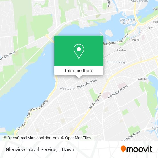 Glenview Travel Service map