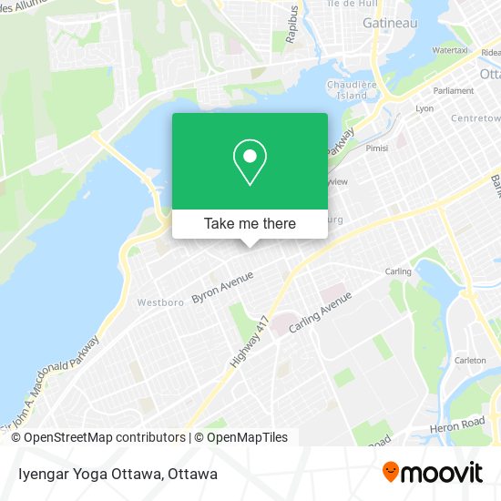 Iyengar Yoga Ottawa map