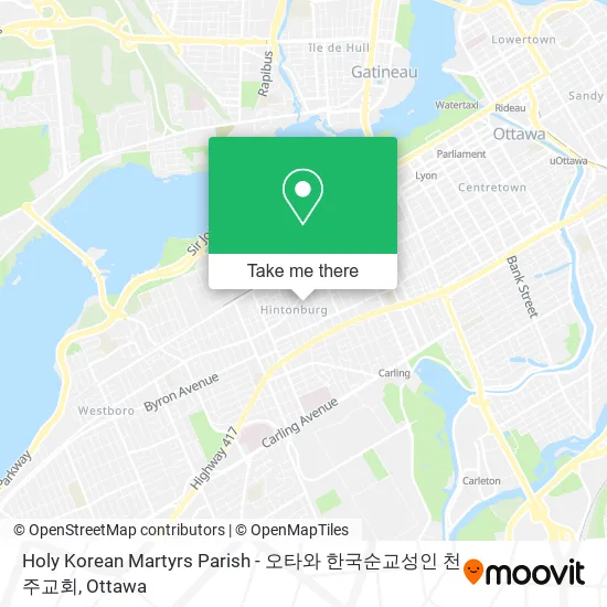 Holy Korean Martyrs Parish - 오타와 한국순교성인 천주교회 map