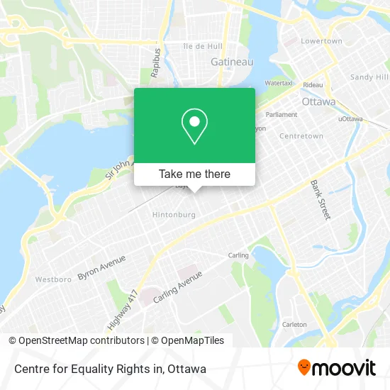 Centre for Equality Rights in map