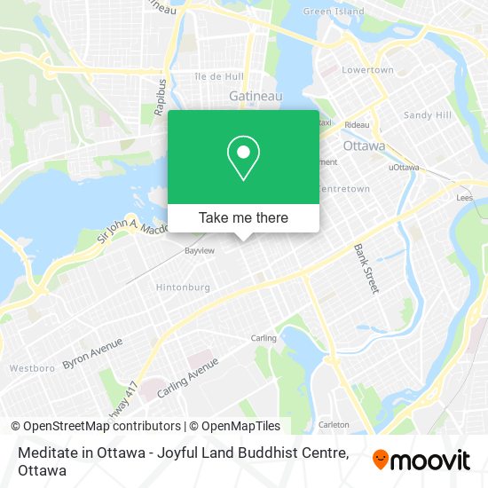 Meditate in Ottawa - Joyful Land Buddhist Centre map