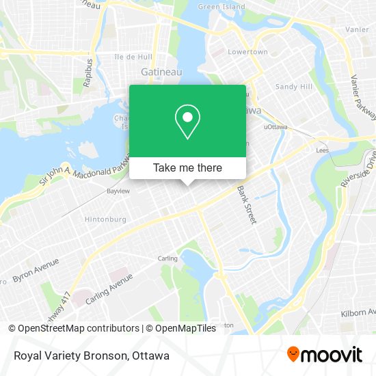 Royal Variety Bronson map