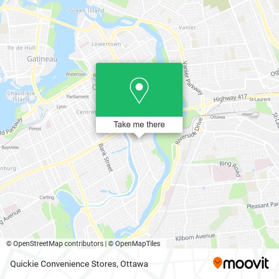 Quickie Convenience Stores map