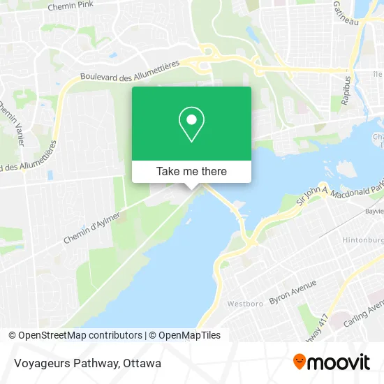 Voyageurs Pathway map