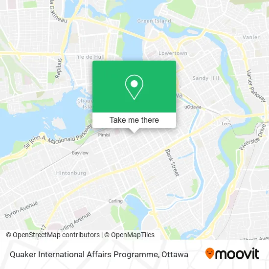 Quaker International Affairs Programme map