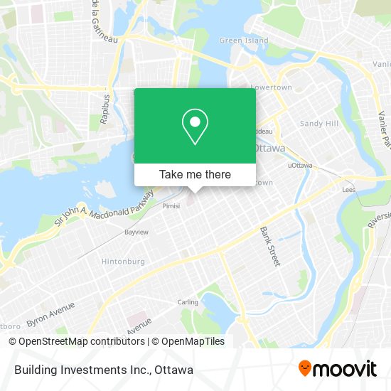 Building Investments Inc. map