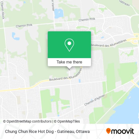 Chung Chun Rice Hot Dog - Gatineau map