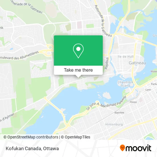 Kofukan Canada map