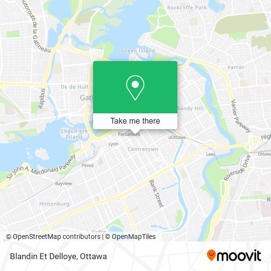 Blandin Et Delloye map
