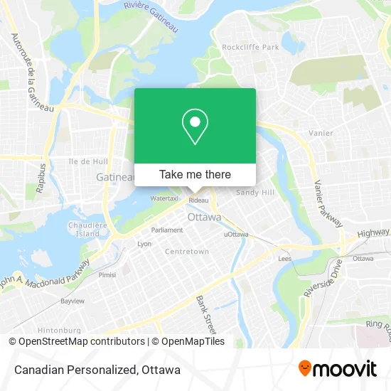 Canadian Personalized map