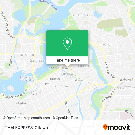 THAI EXPRESS map