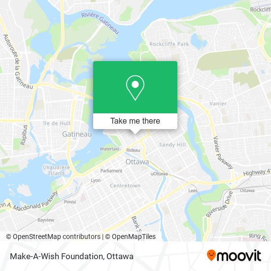 Make-A-Wish Foundation map