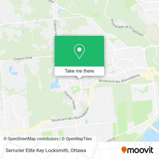 Serrurier Elite Key Locksmith map