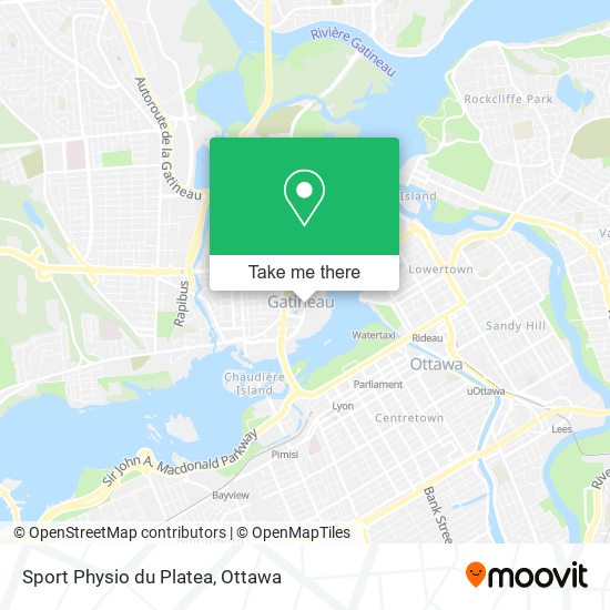 Sport Physio du Platea map