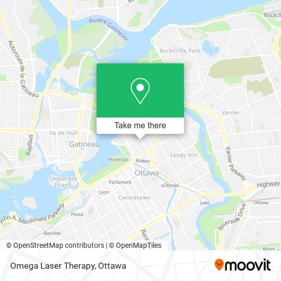 Omega Laser Therapy map