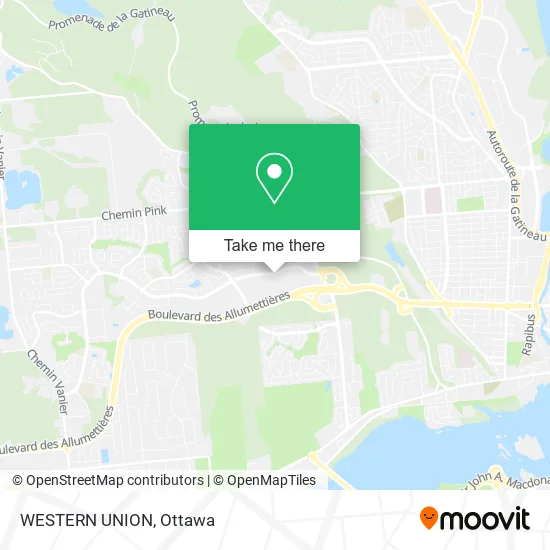 WESTERN UNION map
