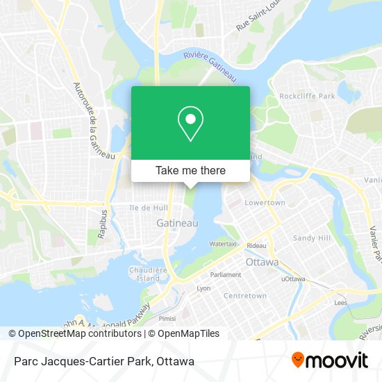 Parc Jacques-Cartier Park map