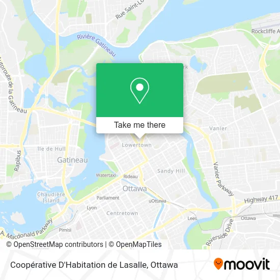 Coopérative D'Habitation de Lasalle map