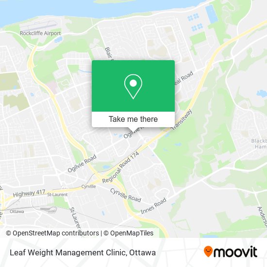 Leaf Weight Management Clinic map