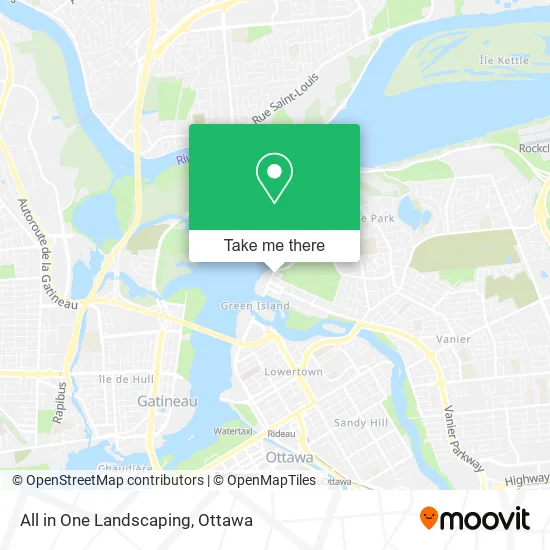 All in One Landscaping map