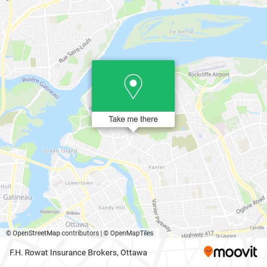 F.H. Rowat Insurance Brokers map