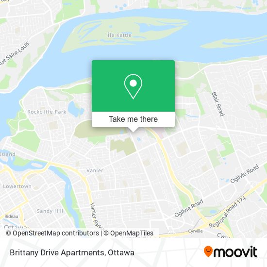 Brittany Drive Apartments map