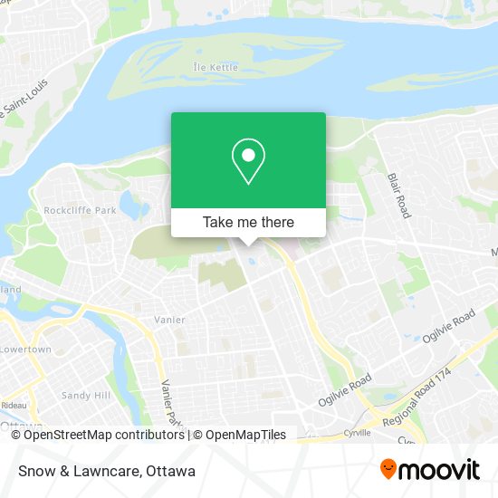 Snow & Lawncare map