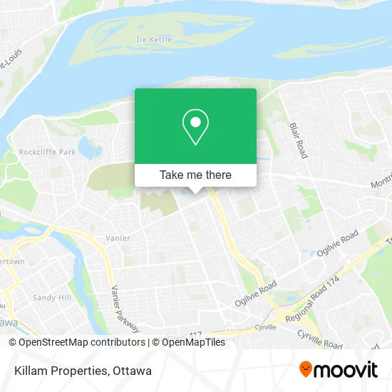 Killam Properties map