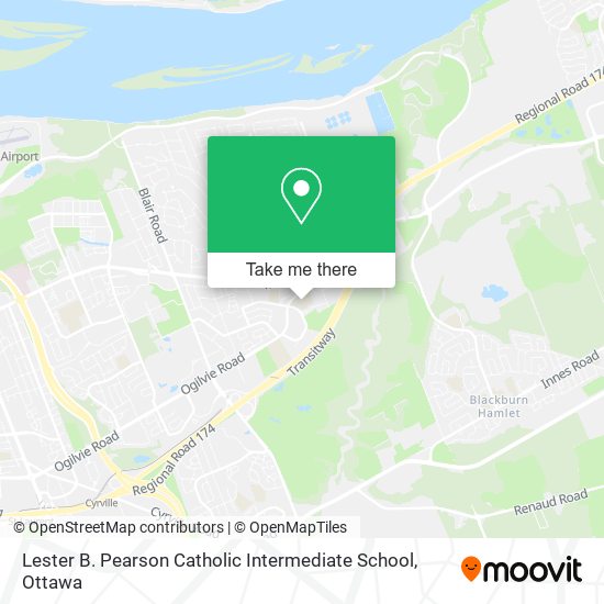 Lester B. Pearson Catholic Intermediate School map