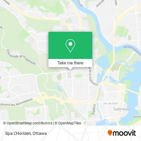 Spa L'Horizen map