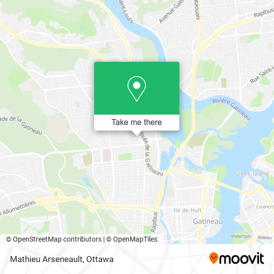 Mathieu Arseneault map