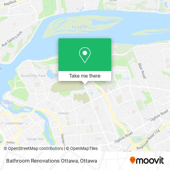 Bathroom Renovations Ottawa map