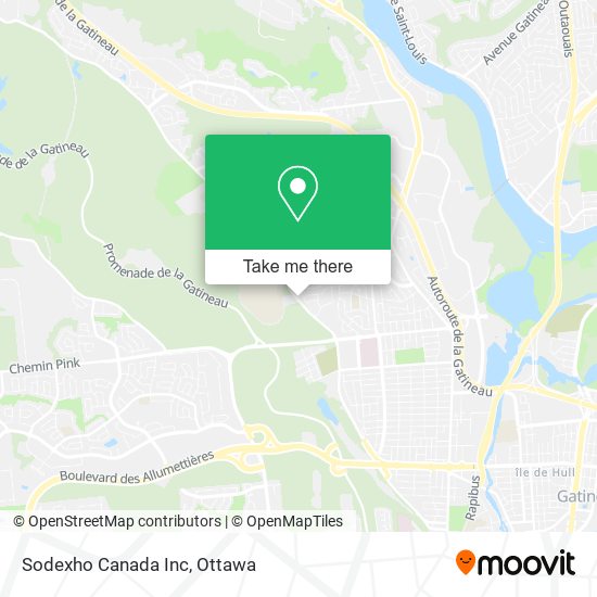 Sodexho Canada Inc map