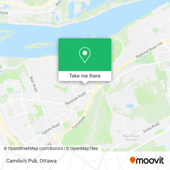 Camilio's Pub map