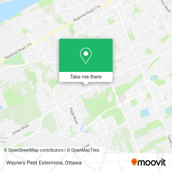 Wayne's Pest Extermina map