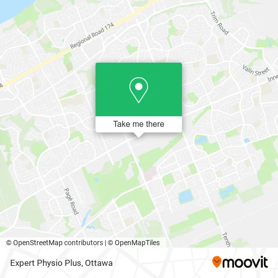 Expert Physio Plus map