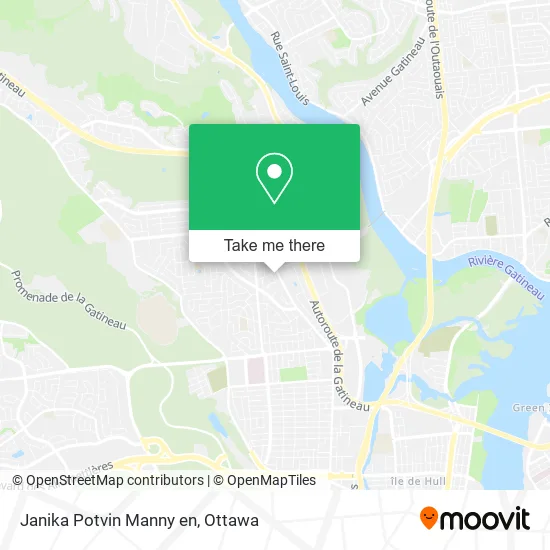 Janika Potvin Manny en map