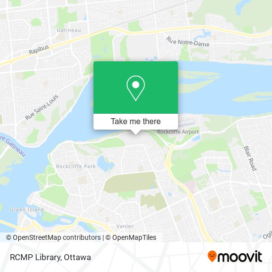 RCMP Library map