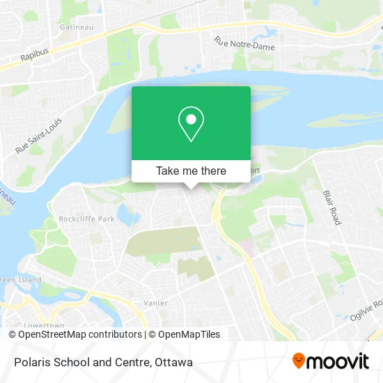 Polaris School and Centre map