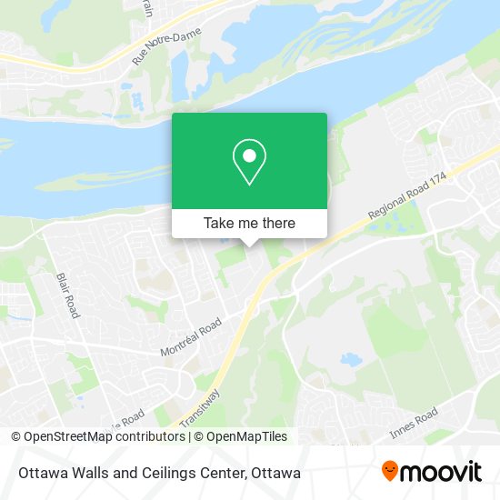Ottawa Walls and Ceilings Center map