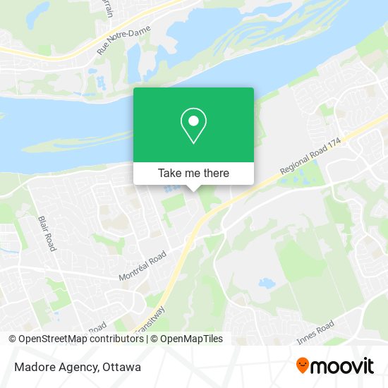 Madore Agency map